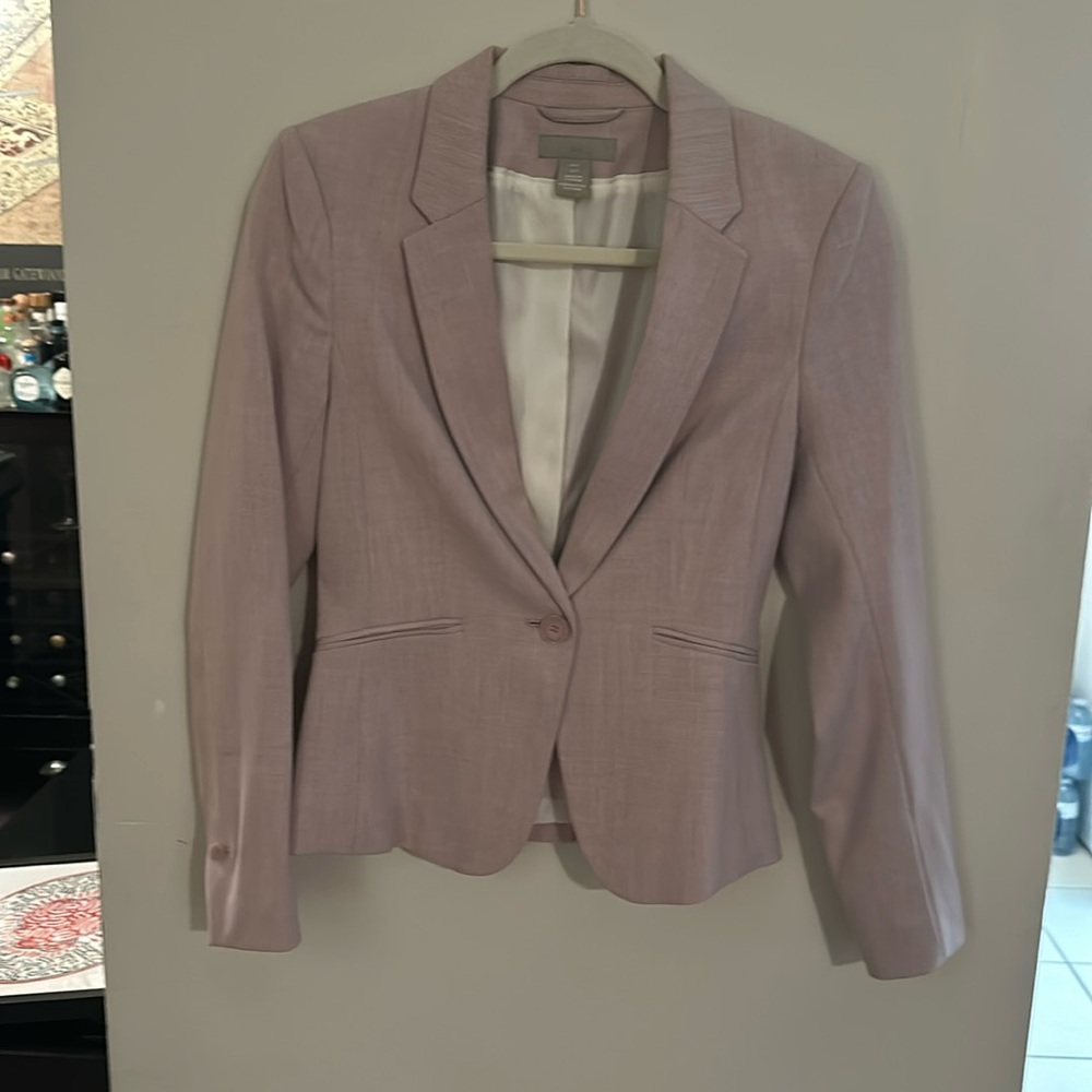 H&M dusty rose blazer